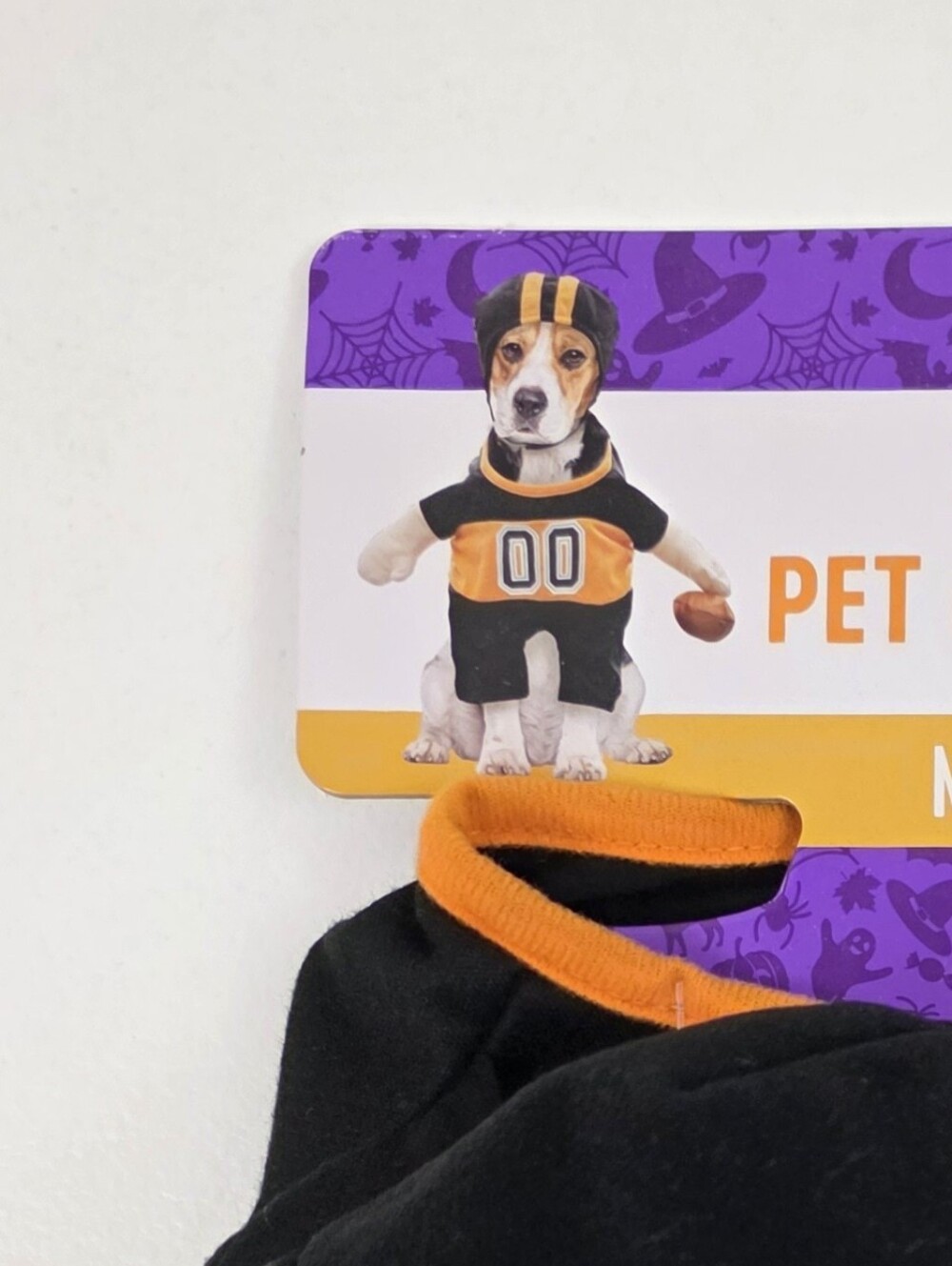 NWT Halloween Dog Costume Medium Funny Walking Football Player Dress Up